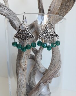 Vintage look oorbellen