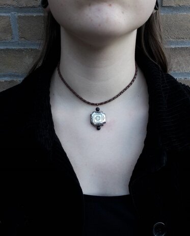Bohemian style choker - Cross